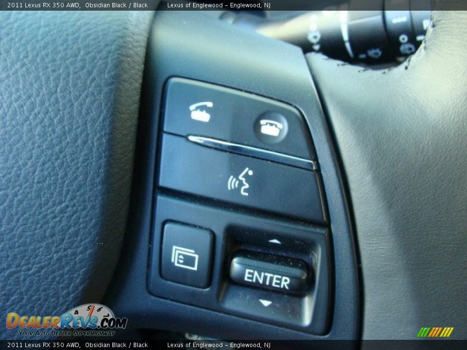 2011 Lexus RX 350 AWD Obsidian Black / Black Photo #15
