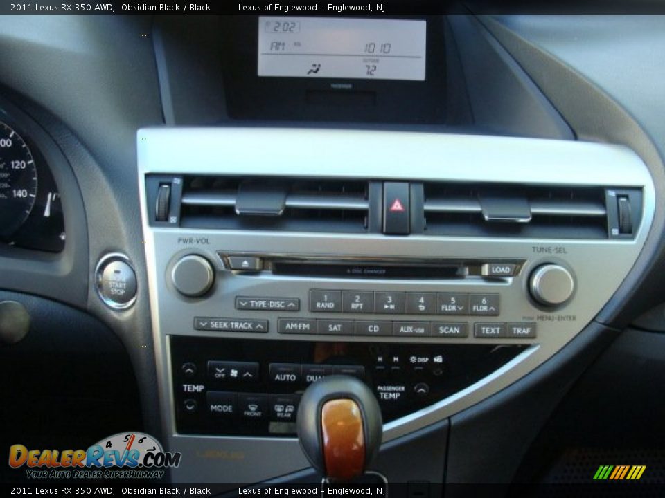 2011 Lexus RX 350 AWD Obsidian Black / Black Photo #17