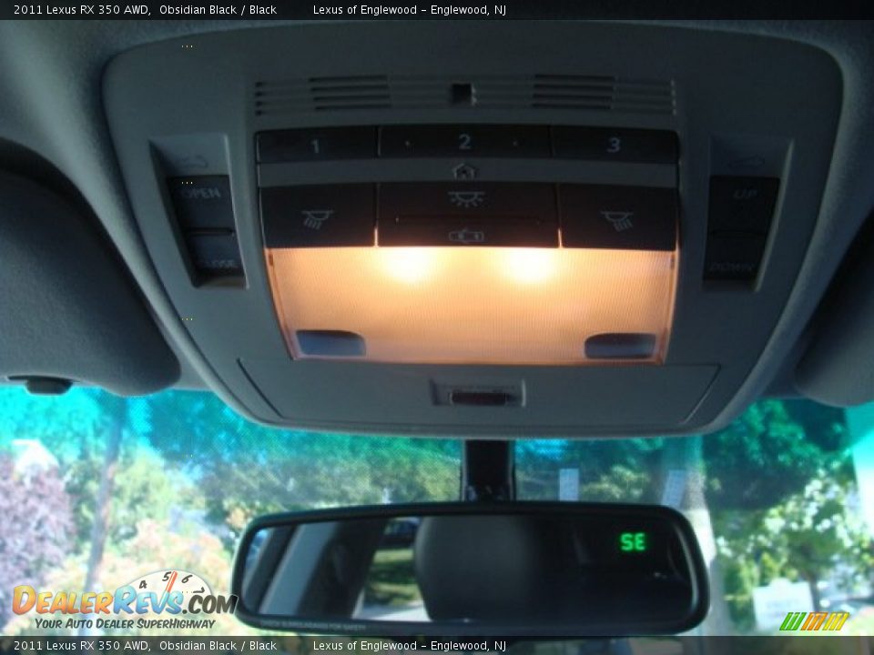 2011 Lexus RX 350 AWD Obsidian Black / Black Photo #19