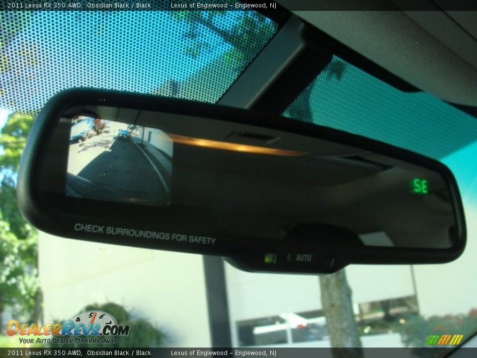 2011 Lexus RX 350 AWD Obsidian Black / Black Photo #20