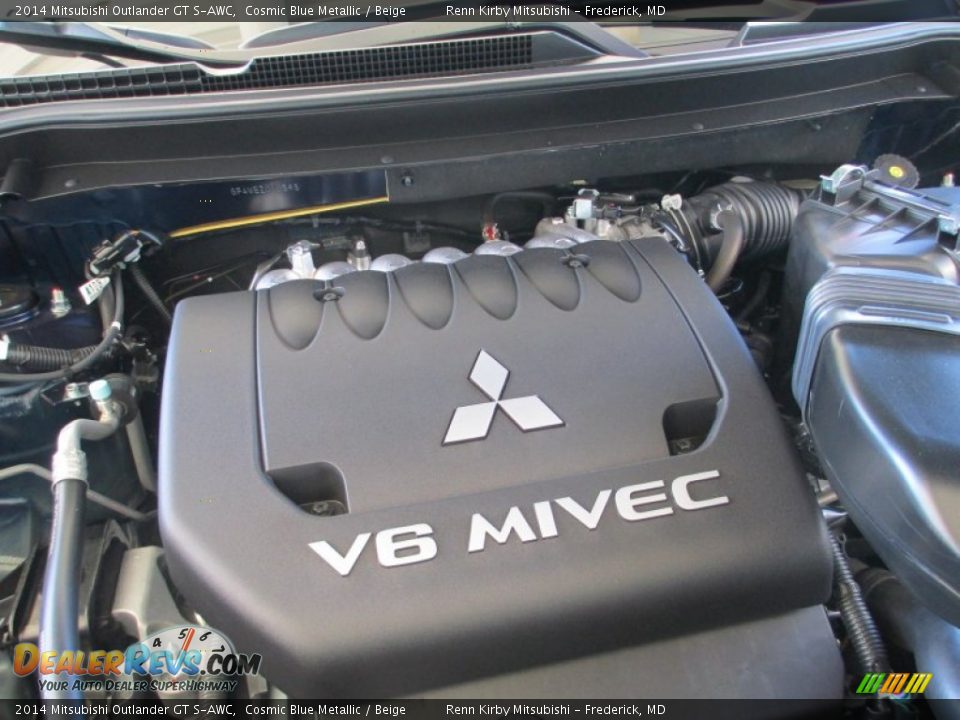 2014 Mitsubishi Outlander GT S-AWC 3.0 Liter SOHC 24-Valve MIVEC V6 Engine Photo #35