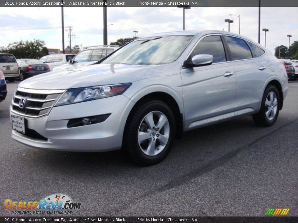 2010 Honda Accord Crosstour EX Alabaster Silver Metallic / Black Photo #2