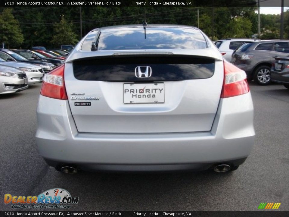 2010 Honda Accord Crosstour EX Alabaster Silver Metallic / Black Photo #4