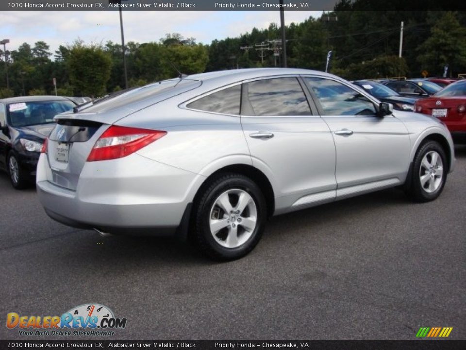 2010 Honda Accord Crosstour EX Alabaster Silver Metallic / Black Photo #5