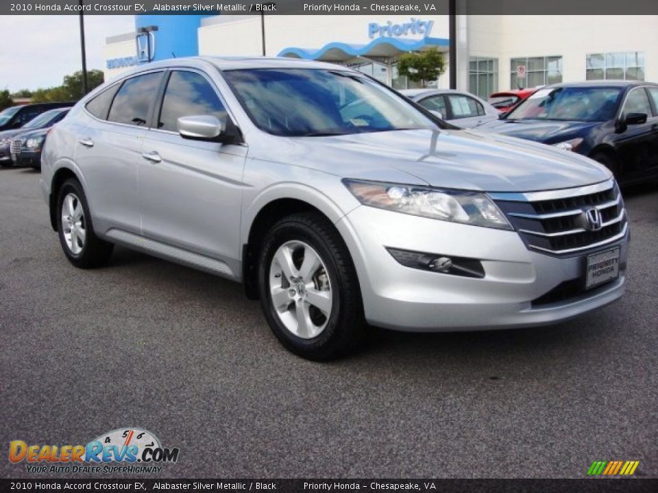 2010 Honda Accord Crosstour EX Alabaster Silver Metallic / Black Photo #7