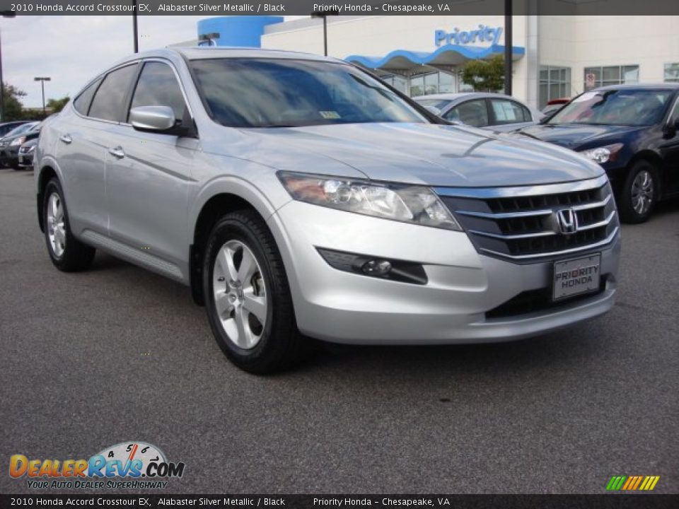 2010 Honda Accord Crosstour EX Alabaster Silver Metallic / Black Photo #8