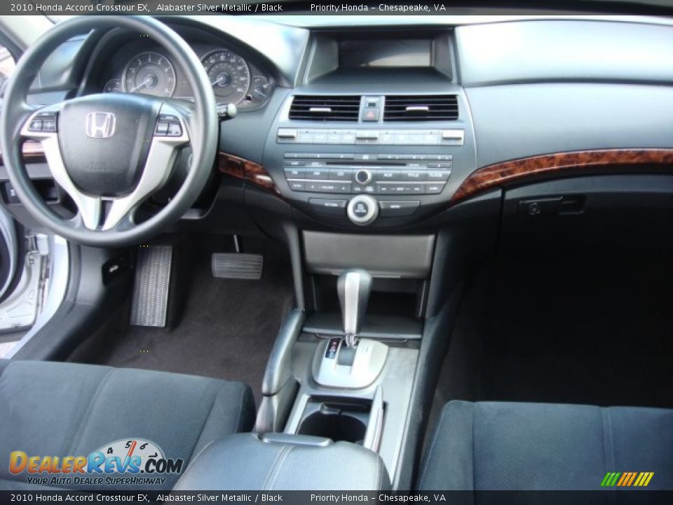 2010 Honda Accord Crosstour EX Alabaster Silver Metallic / Black Photo #14