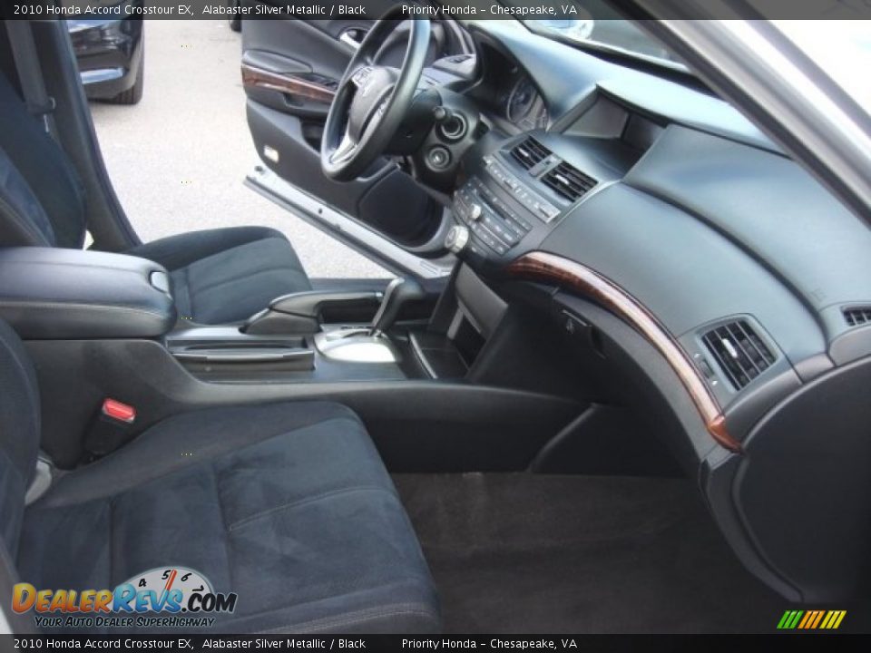 2010 Honda Accord Crosstour EX Alabaster Silver Metallic / Black Photo #15