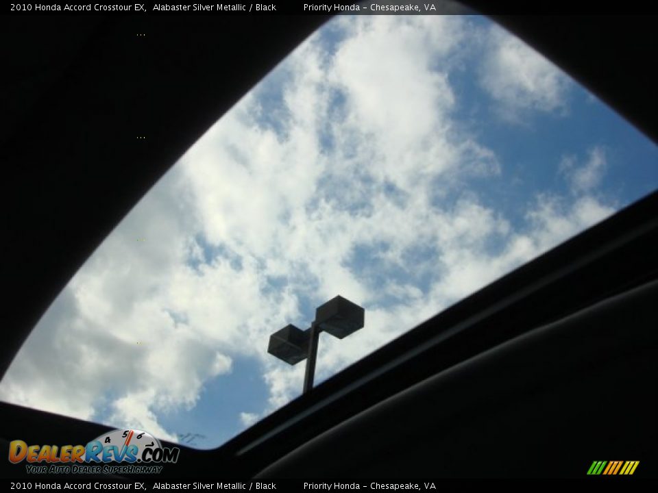 2010 Honda Accord Crosstour EX Alabaster Silver Metallic / Black Photo #16