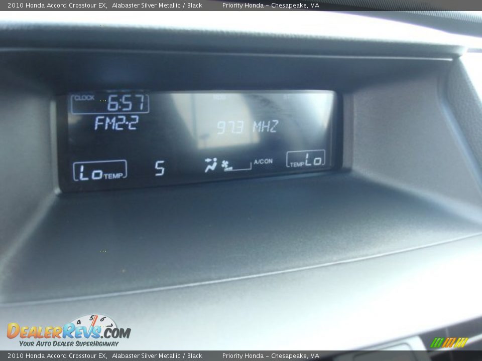 2010 Honda Accord Crosstour EX Alabaster Silver Metallic / Black Photo #22