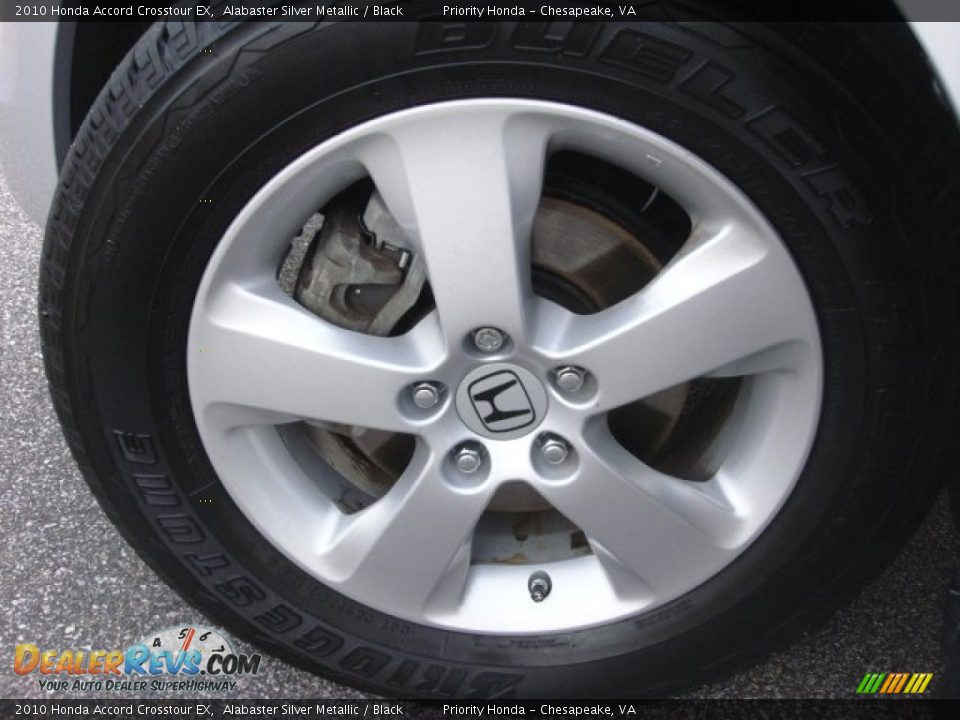 2010 Honda Accord Crosstour EX Alabaster Silver Metallic / Black Photo #23