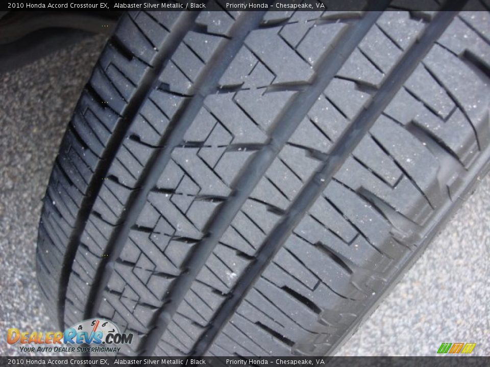 2010 Honda Accord Crosstour EX Alabaster Silver Metallic / Black Photo #24