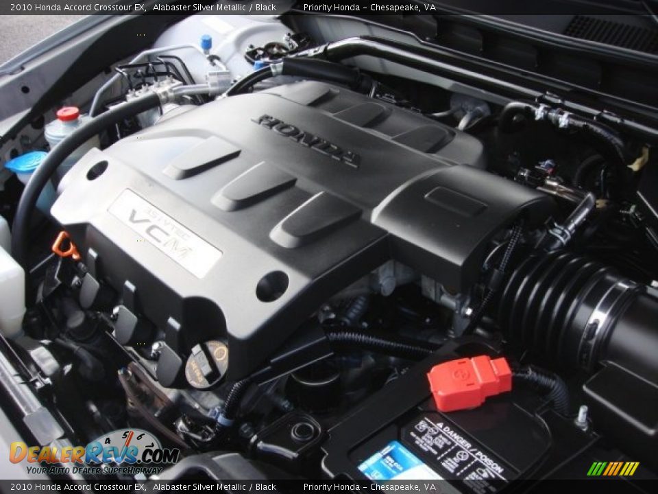 2010 Honda Accord Crosstour EX Alabaster Silver Metallic / Black Photo #25