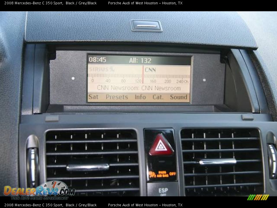 2008 Mercedes-Benz C 350 Sport Black / Grey/Black Photo #24