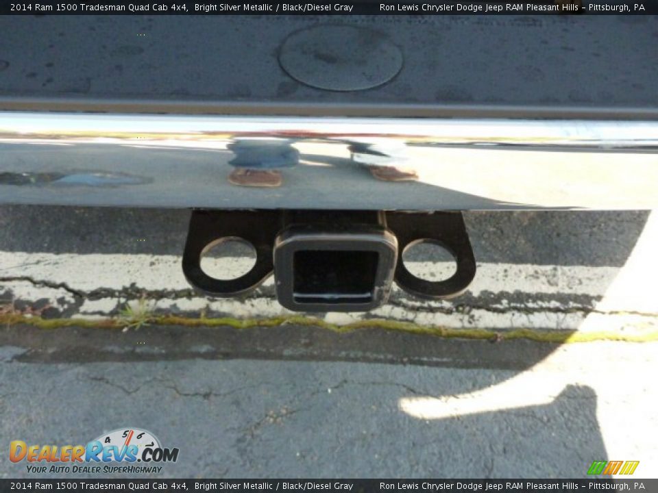 2014 Ram 1500 Tradesman Quad Cab 4x4 Bright Silver Metallic / Black/Diesel Gray Photo #5