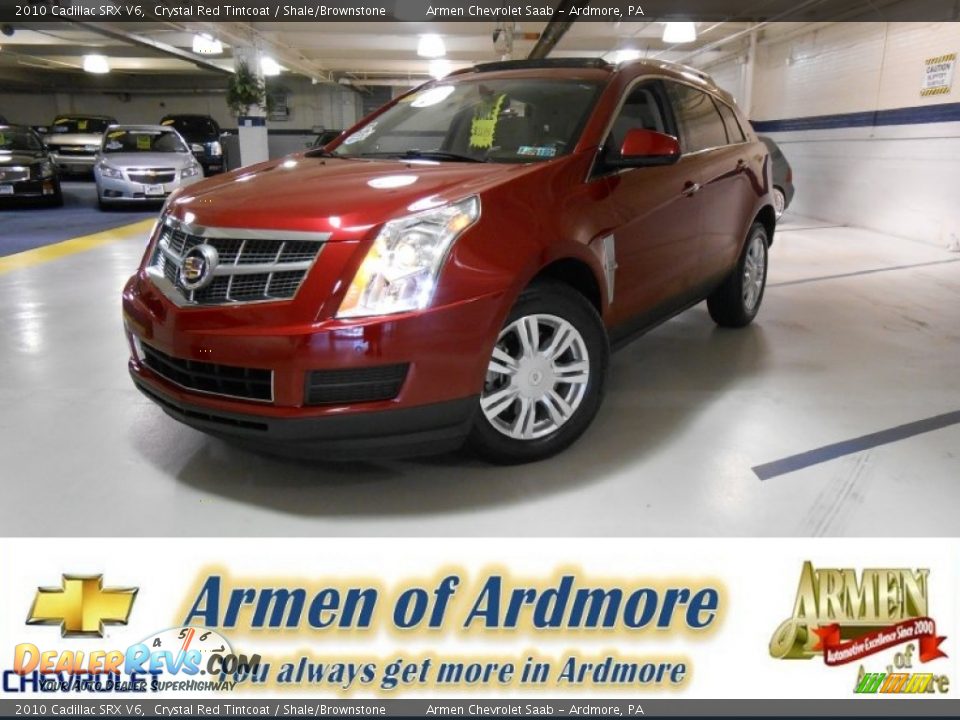 2010 Cadillac SRX V6 Crystal Red Tintcoat / Shale/Brownstone Photo #1
