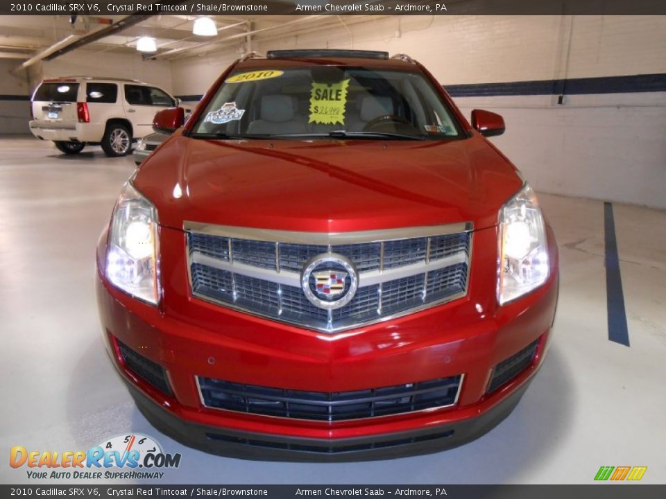 2010 Cadillac SRX V6 Crystal Red Tintcoat / Shale/Brownstone Photo #2