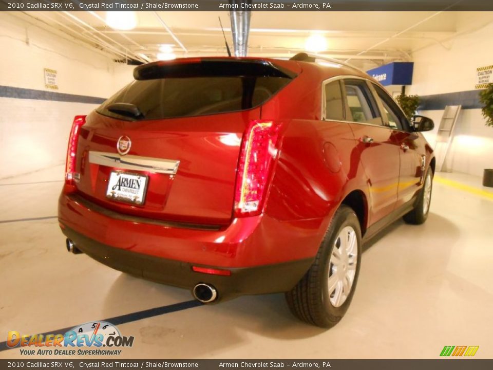 2010 Cadillac SRX V6 Crystal Red Tintcoat / Shale/Brownstone Photo #5