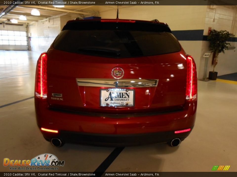 2010 Cadillac SRX V6 Crystal Red Tintcoat / Shale/Brownstone Photo #6