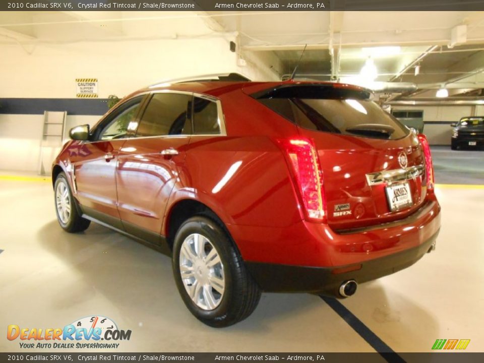 2010 Cadillac SRX V6 Crystal Red Tintcoat / Shale/Brownstone Photo #7