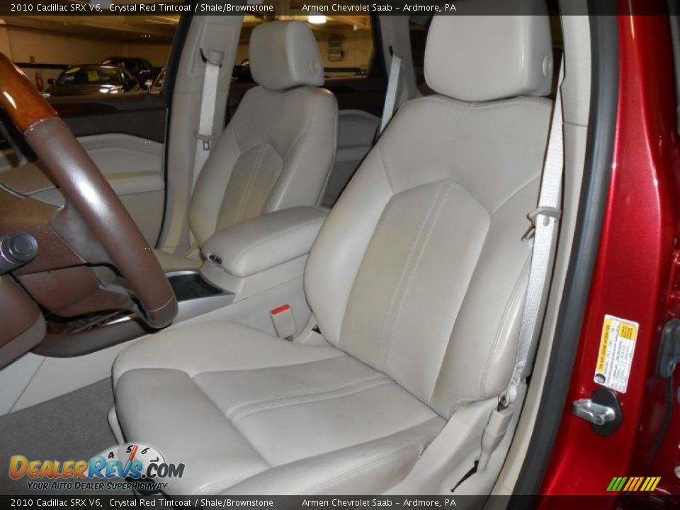2010 Cadillac SRX V6 Crystal Red Tintcoat / Shale/Brownstone Photo #11