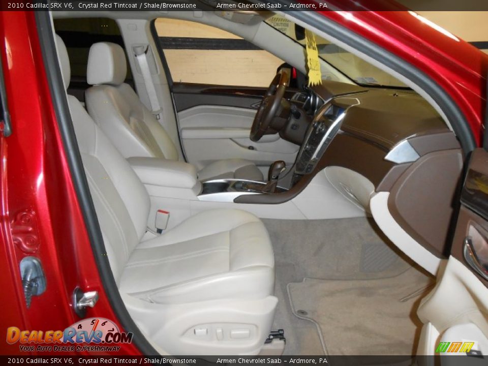 2010 Cadillac SRX V6 Crystal Red Tintcoat / Shale/Brownstone Photo #13