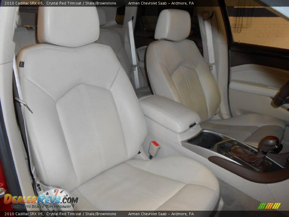 2010 Cadillac SRX V6 Crystal Red Tintcoat / Shale/Brownstone Photo #14