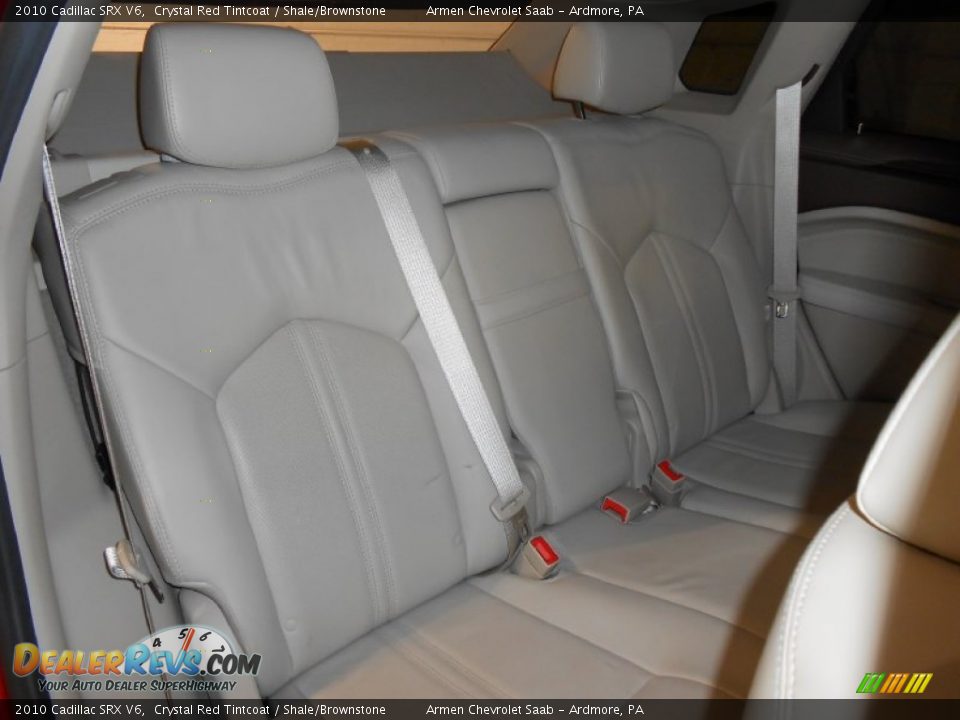 2010 Cadillac SRX V6 Crystal Red Tintcoat / Shale/Brownstone Photo #15