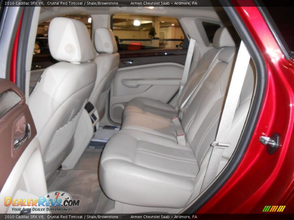 2010 Cadillac SRX V6 Crystal Red Tintcoat / Shale/Brownstone Photo #17