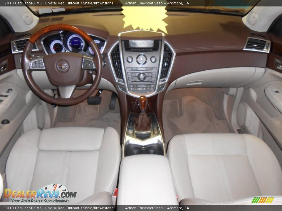 2010 Cadillac SRX V6 Crystal Red Tintcoat / Shale/Brownstone Photo #18