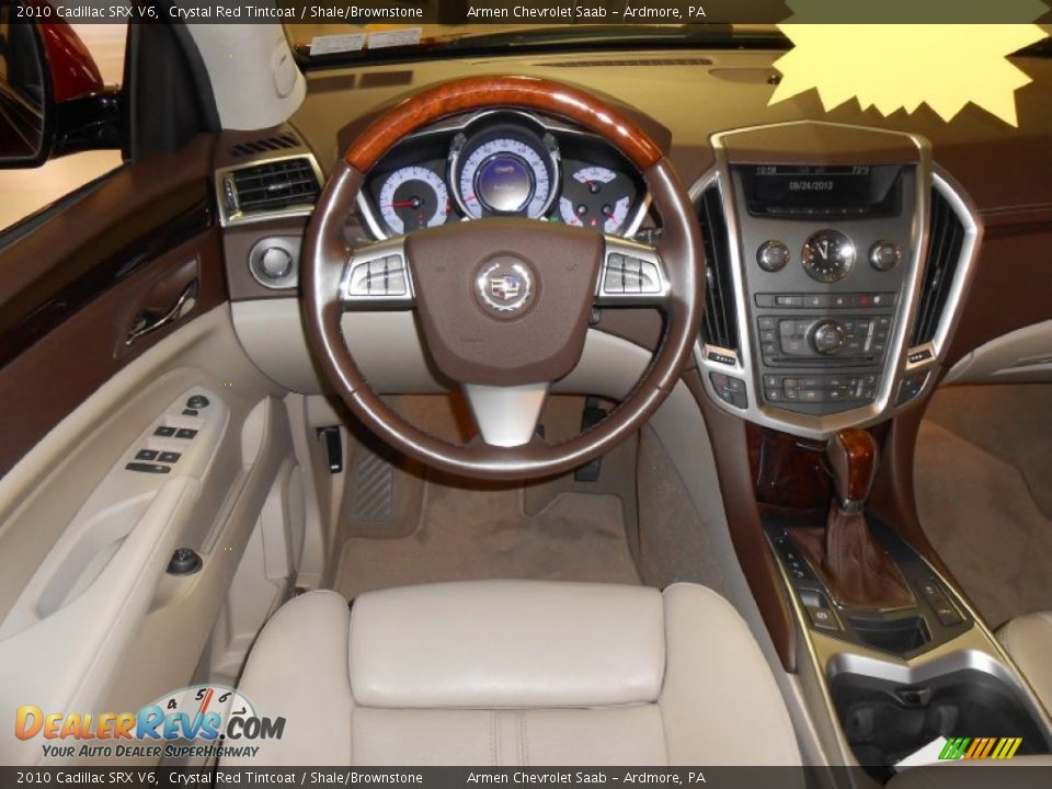 2010 Cadillac SRX V6 Crystal Red Tintcoat / Shale/Brownstone Photo #19