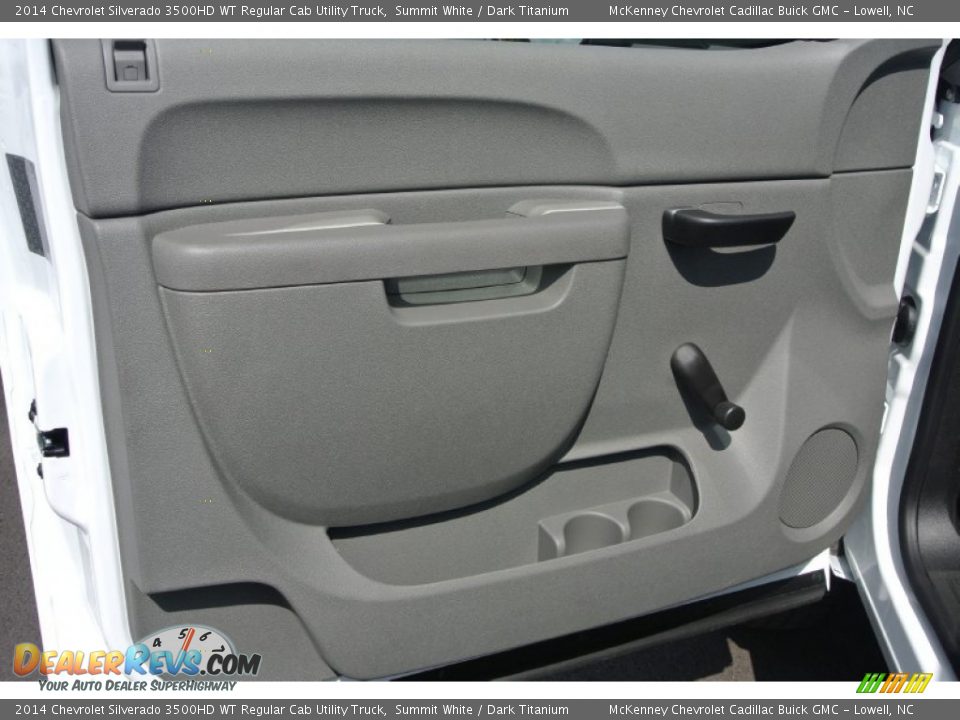 2014 Chevrolet Silverado 3500HD WT Regular Cab Utility Truck Summit White / Dark Titanium Photo #9