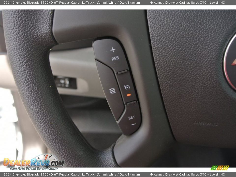 2014 Chevrolet Silverado 3500HD WT Regular Cab Utility Truck Summit White / Dark Titanium Photo #13