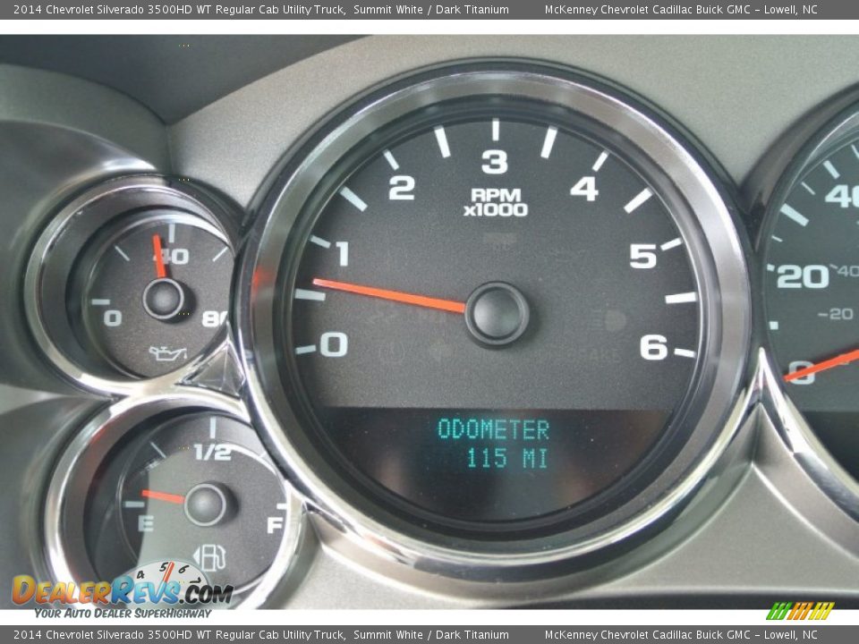 2014 Chevrolet Silverado 3500HD WT Regular Cab Utility Truck Summit White / Dark Titanium Photo #14