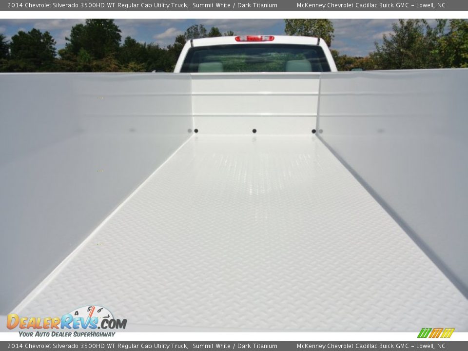 2014 Chevrolet Silverado 3500HD WT Regular Cab Utility Truck Summit White / Dark Titanium Photo #15