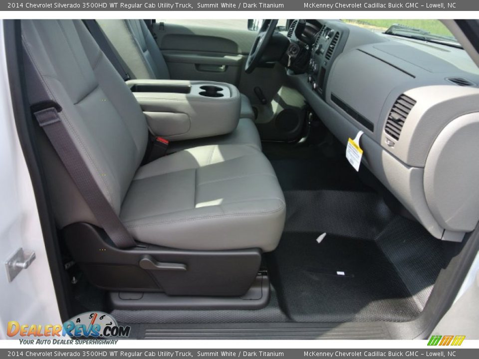 2014 Chevrolet Silverado 3500HD WT Regular Cab Utility Truck Summit White / Dark Titanium Photo #16