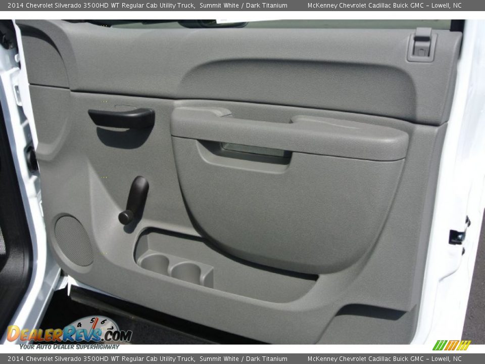 2014 Chevrolet Silverado 3500HD WT Regular Cab Utility Truck Summit White / Dark Titanium Photo #18