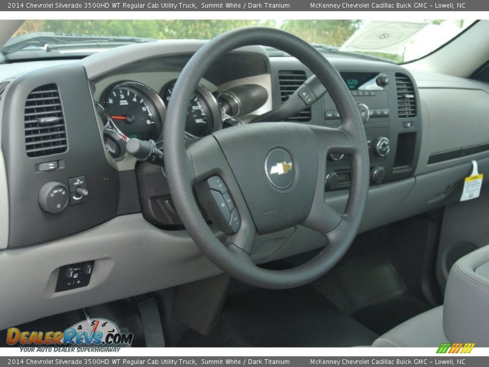 2014 Chevrolet Silverado 3500HD WT Regular Cab Utility Truck Summit White / Dark Titanium Photo #22