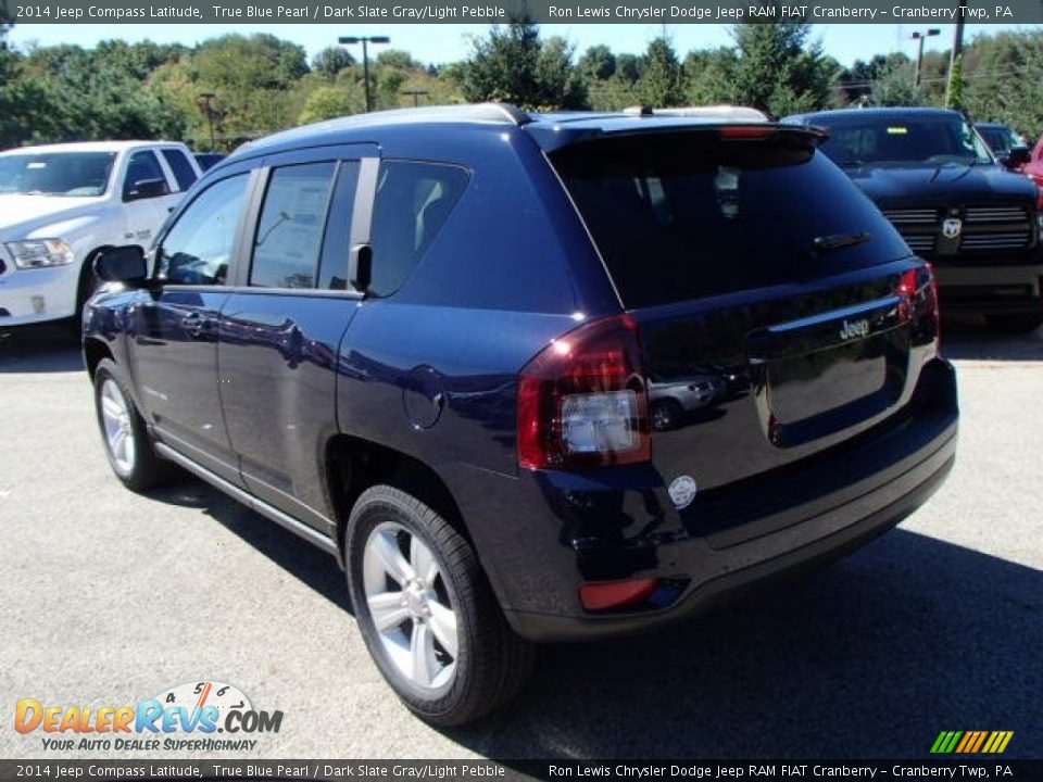 2014 Jeep Compass Latitude True Blue Pearl / Dark Slate Gray/Light Pebble Photo #8