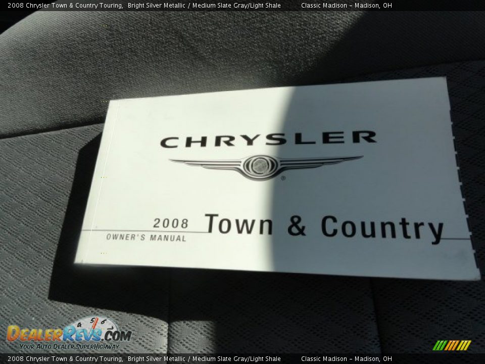 2008 Chrysler Town & Country Touring Bright Silver Metallic / Medium Slate Gray/Light Shale Photo #13