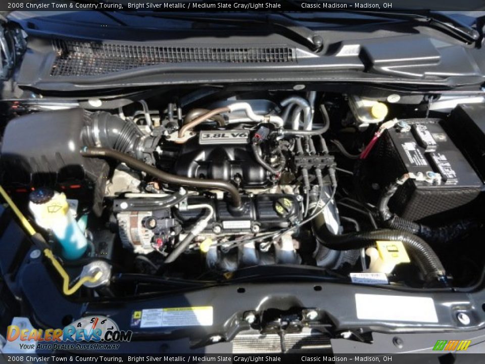 2008 Chrysler Town & Country Touring Bright Silver Metallic / Medium Slate Gray/Light Shale Photo #14
