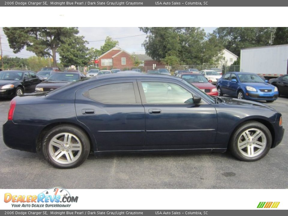2006 Dodge Charger SE Midnight Blue Pearl / Dark Slate Gray/Light Graystone Photo #4