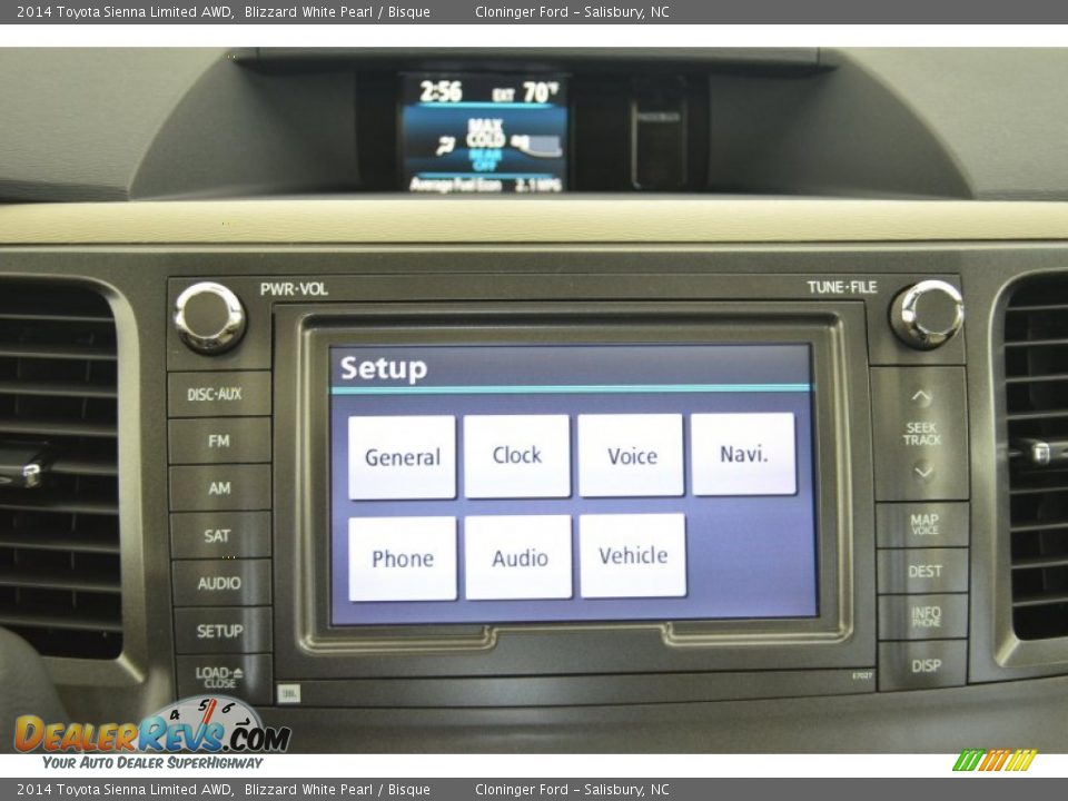 Controls of 2014 Toyota Sienna Limited AWD Photo #17