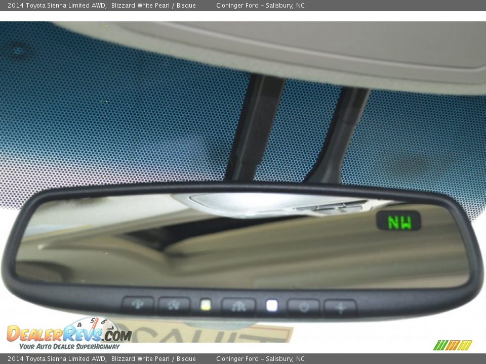 2014 Toyota Sienna Limited AWD Blizzard White Pearl / Bisque Photo #23