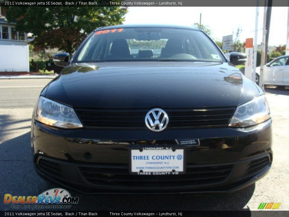 2011 Volkswagen Jetta SE Sedan Black / Titan Black Photo #2