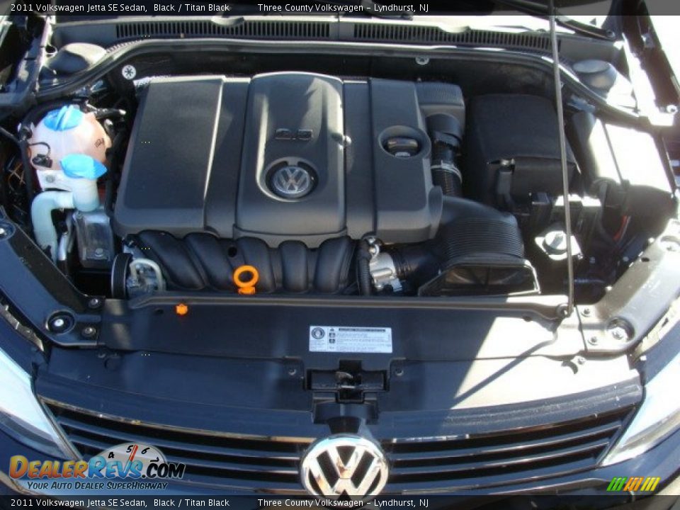 2011 Volkswagen Jetta SE Sedan Black / Titan Black Photo #14