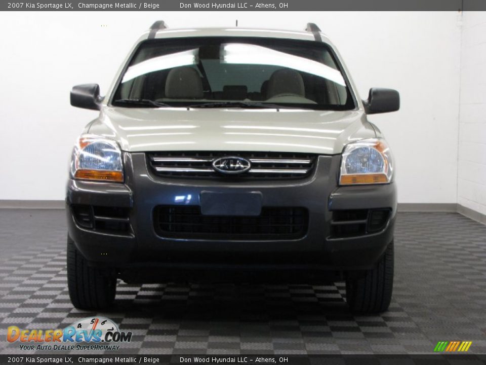 2007 Kia Sportage LX Champagne Metallic / Beige Photo #2