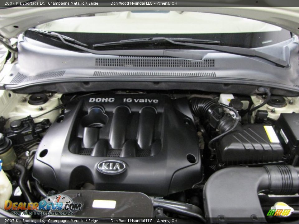 2007 Kia Sportage LX Champagne Metallic / Beige Photo #5