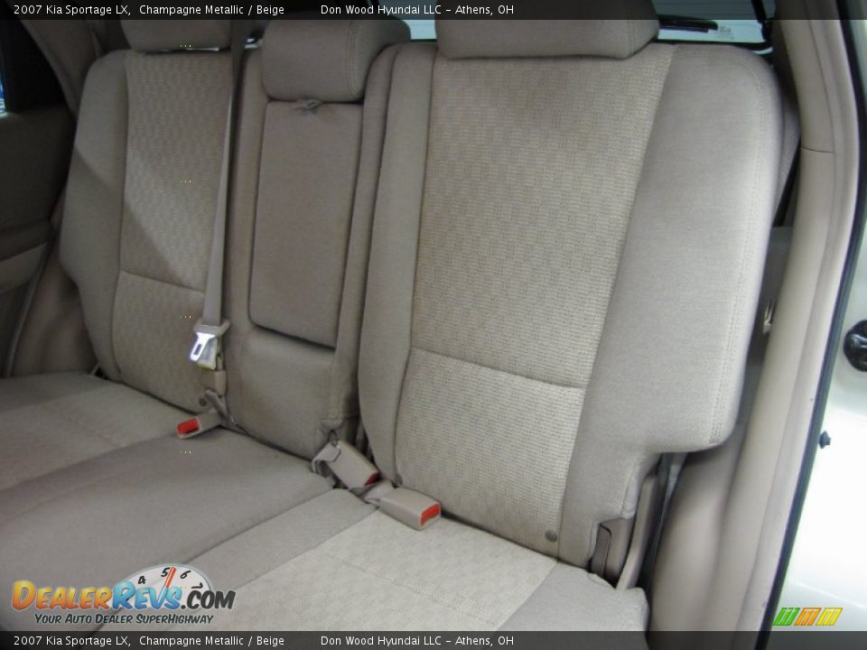 2007 Kia Sportage LX Champagne Metallic / Beige Photo #7