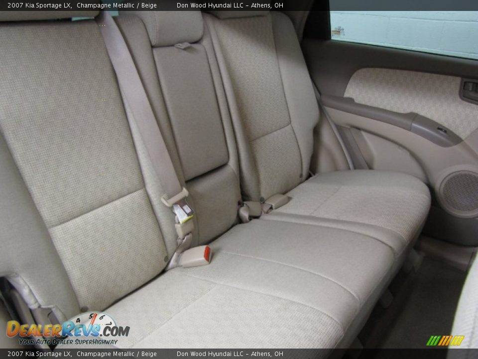 2007 Kia Sportage LX Champagne Metallic / Beige Photo #8